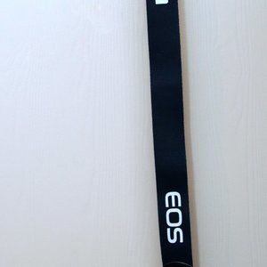 Vintage Like New Canon EOS 2" Wide Navy Blue 100% Cotton Neck/Shoulder Strap